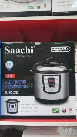 Saachi 12L Pressure Cooker 10n1 Pressure Cooker