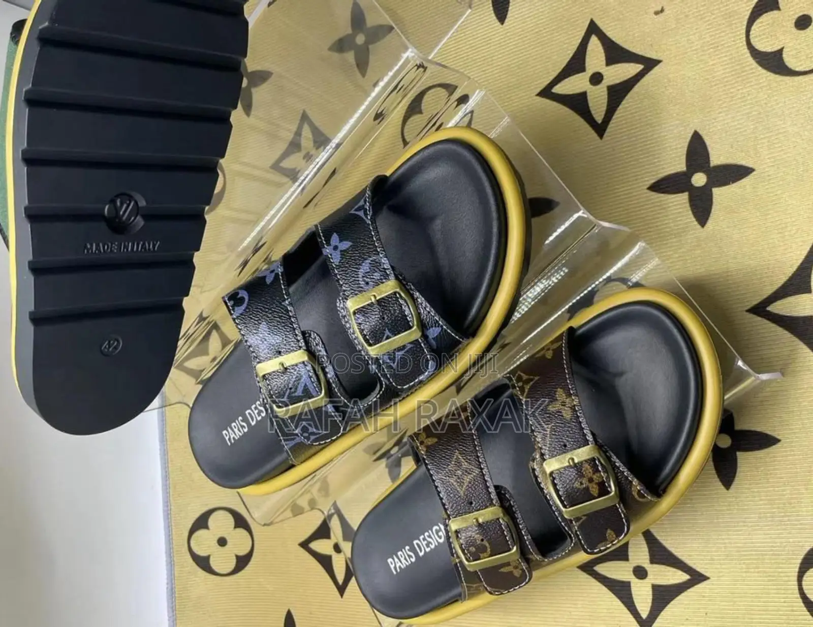 New Louis Vuitton Double Strap Sandals
