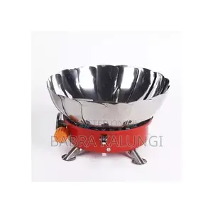 Portable Travel Windproof Camping Stove Gas Stainless Steel