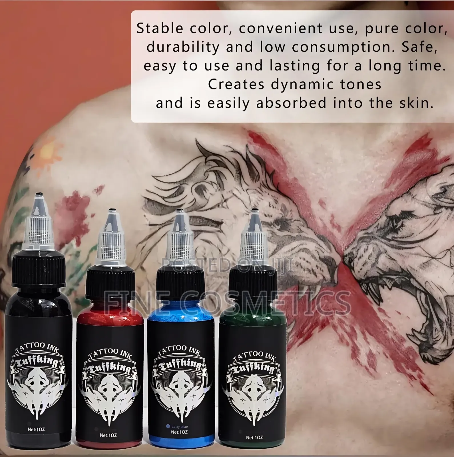 AUTHENTIC TATTOO INK | USA Formulated Super Pigment |1bottle