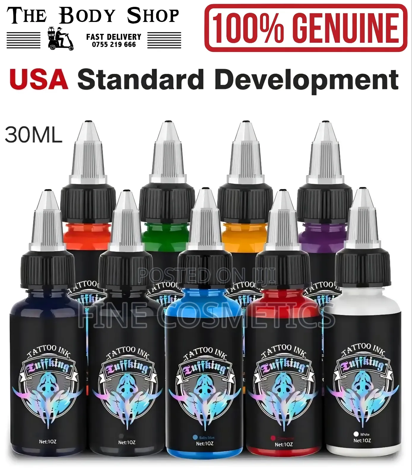AUTHENTIC TATTOO INK | USA Formulated Super Pigment |1bottle