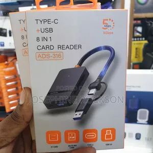 8 in 1 Type C USB Card Reader