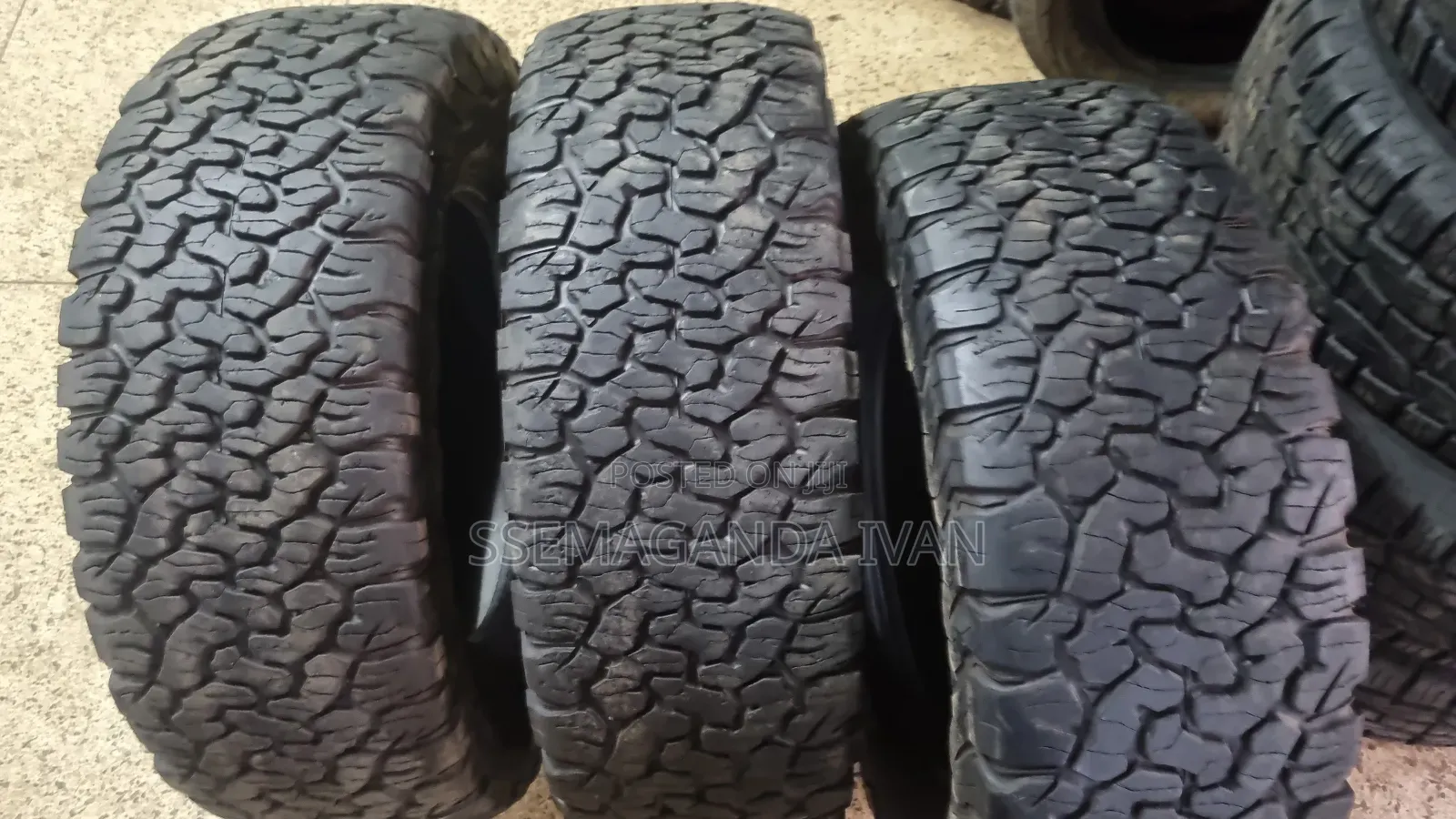 285/65r18 Bf Goodrich All Terrian Foreign Used