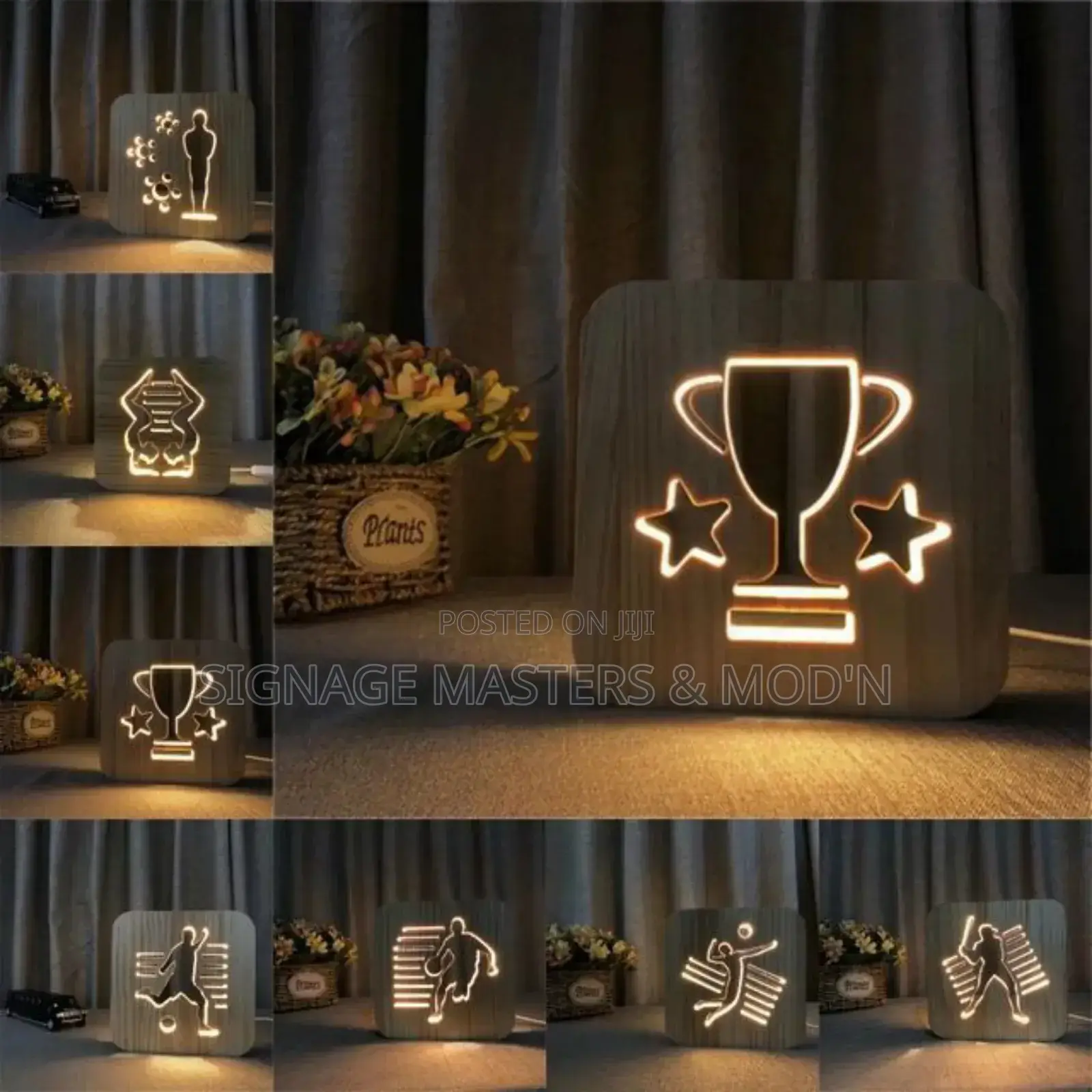 Award Trophy Table Lamp