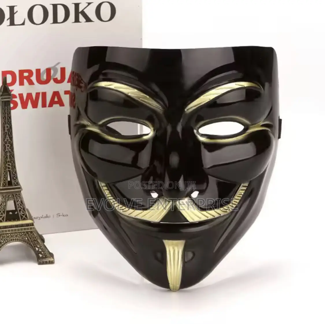 1pc Hip Hop Adult Hand-Painted Mask