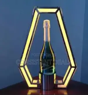 LED Lighted Wine Bottle Display Stand