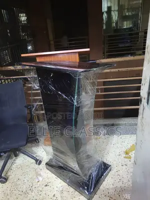 Black and Clear Podium