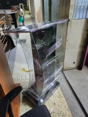 Black and Clear Podium