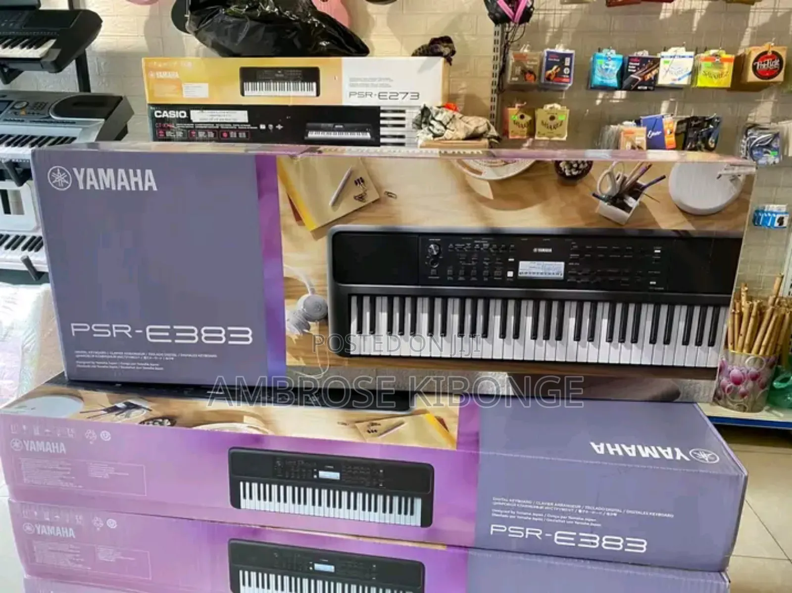 Original Yamaha PSR E383 in-Buit Functions Piano Keyboards