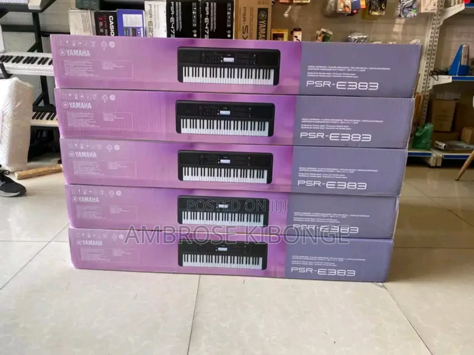 Original Yamaha PSR E383 in-Buit Functions Piano Keyboards