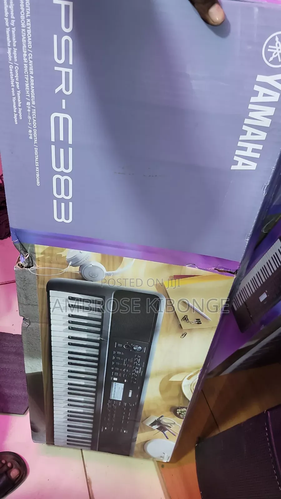 Original Yamaha PSR E383 in-Buit Functions Piano Keyboards