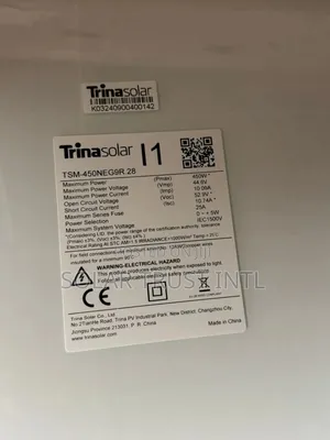 450w Trina Solar Panels