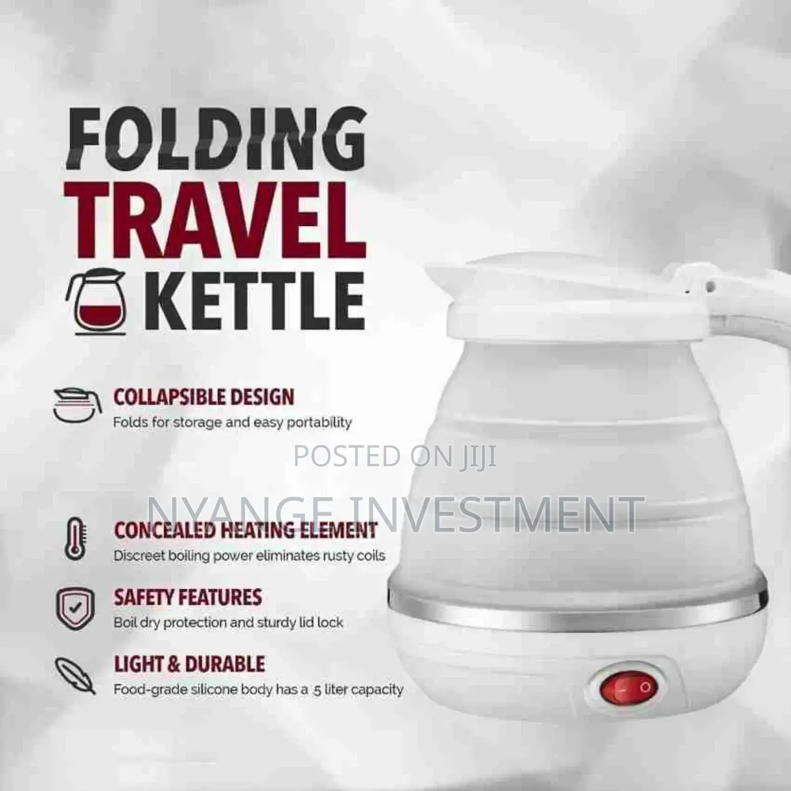 Foldable Travel Kettles.