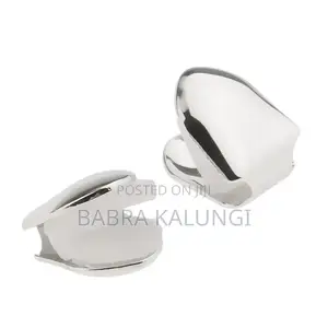 1 Pair Unisex Silver Hip Hop Teeth Single Tooth Grills