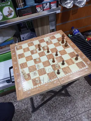 3in1 Foldable Wooden Chess Board (Big)