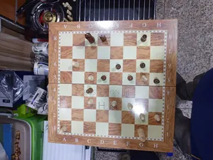 3in1 Foldable Wooden Chess Board (Big)