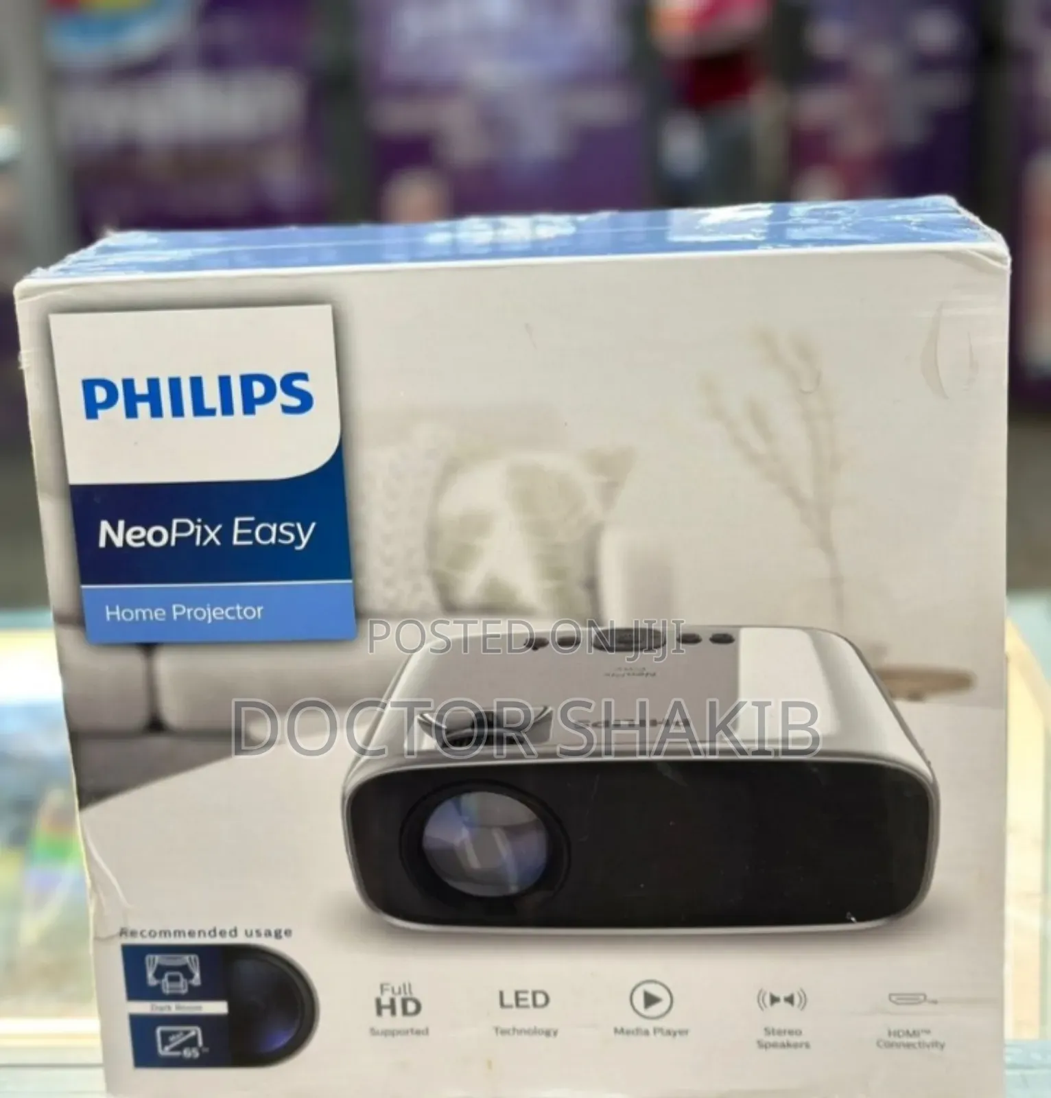 New Unique Phillips Neopix Easy Electri Portable Projector