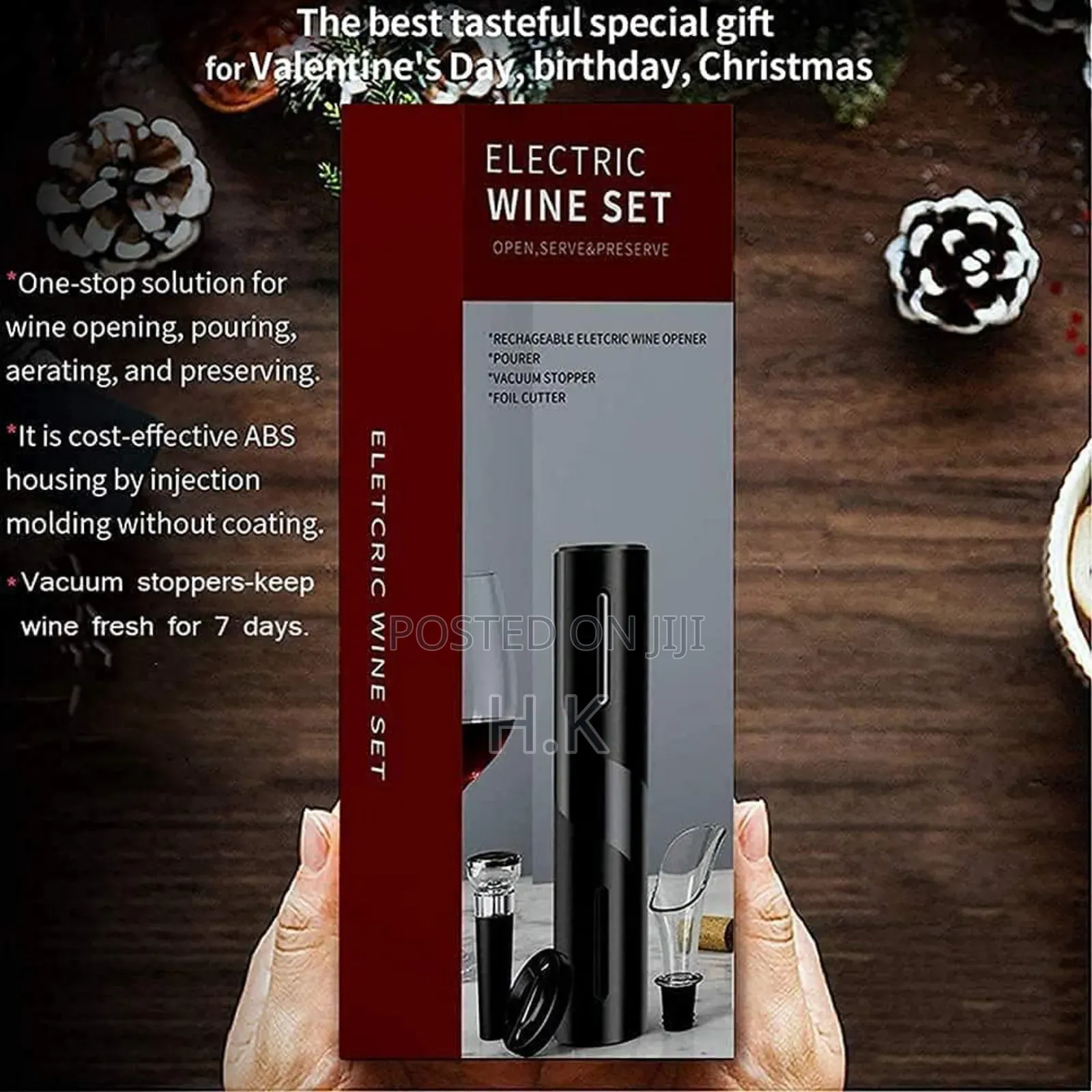 Electric Wine Opener Set