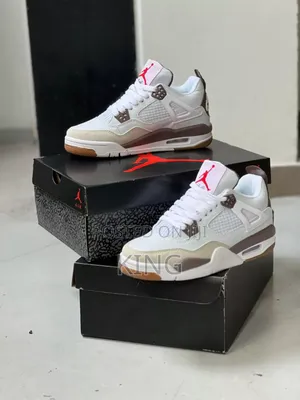 Air Jordan 4 Brown/White