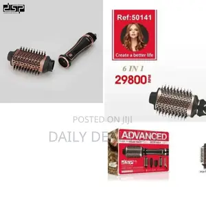 Red and Black DSP Hair Straightener