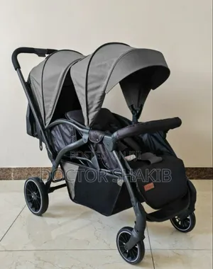 Comfortable Twins Baby Double Stroller