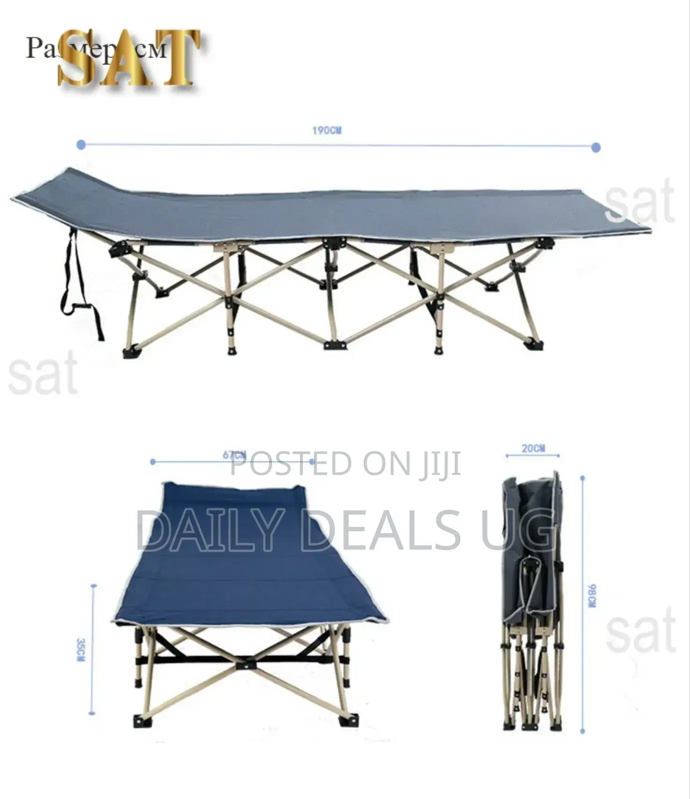 Heavy Duty Foldable Camping Bed