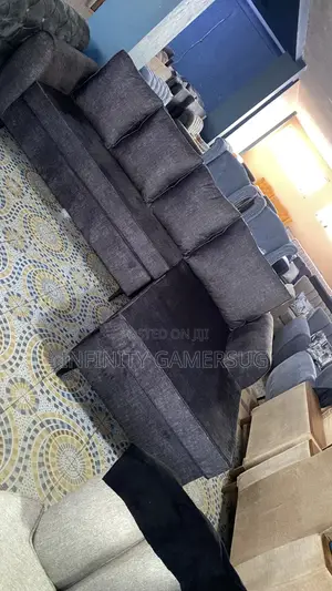L-Sofa Bed in Dark Gray Color Readily Available.