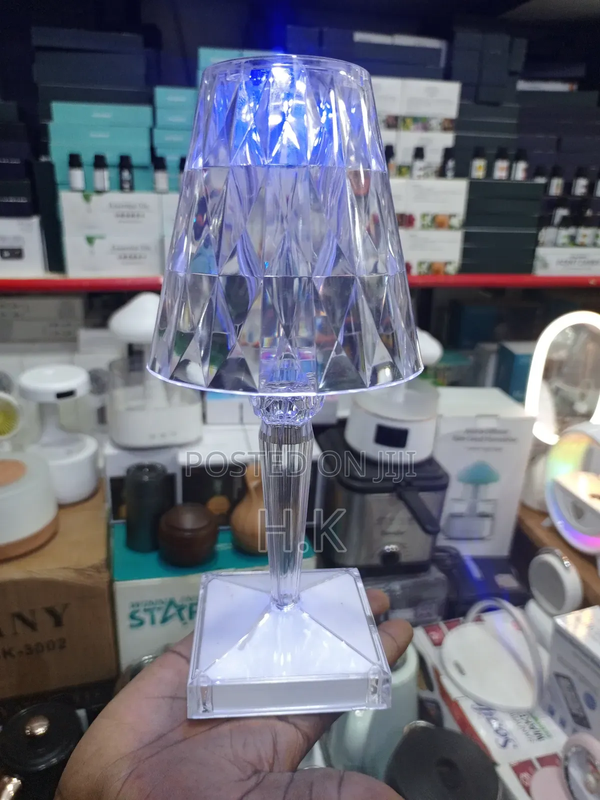 Touch Crystal Diamond Table Lamp