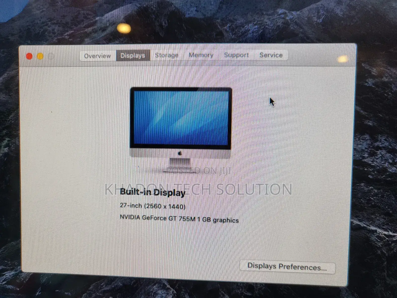 Desktop Computer Apple iMac 18GB Intel Core I5 SSHD (Hybrid) 1T