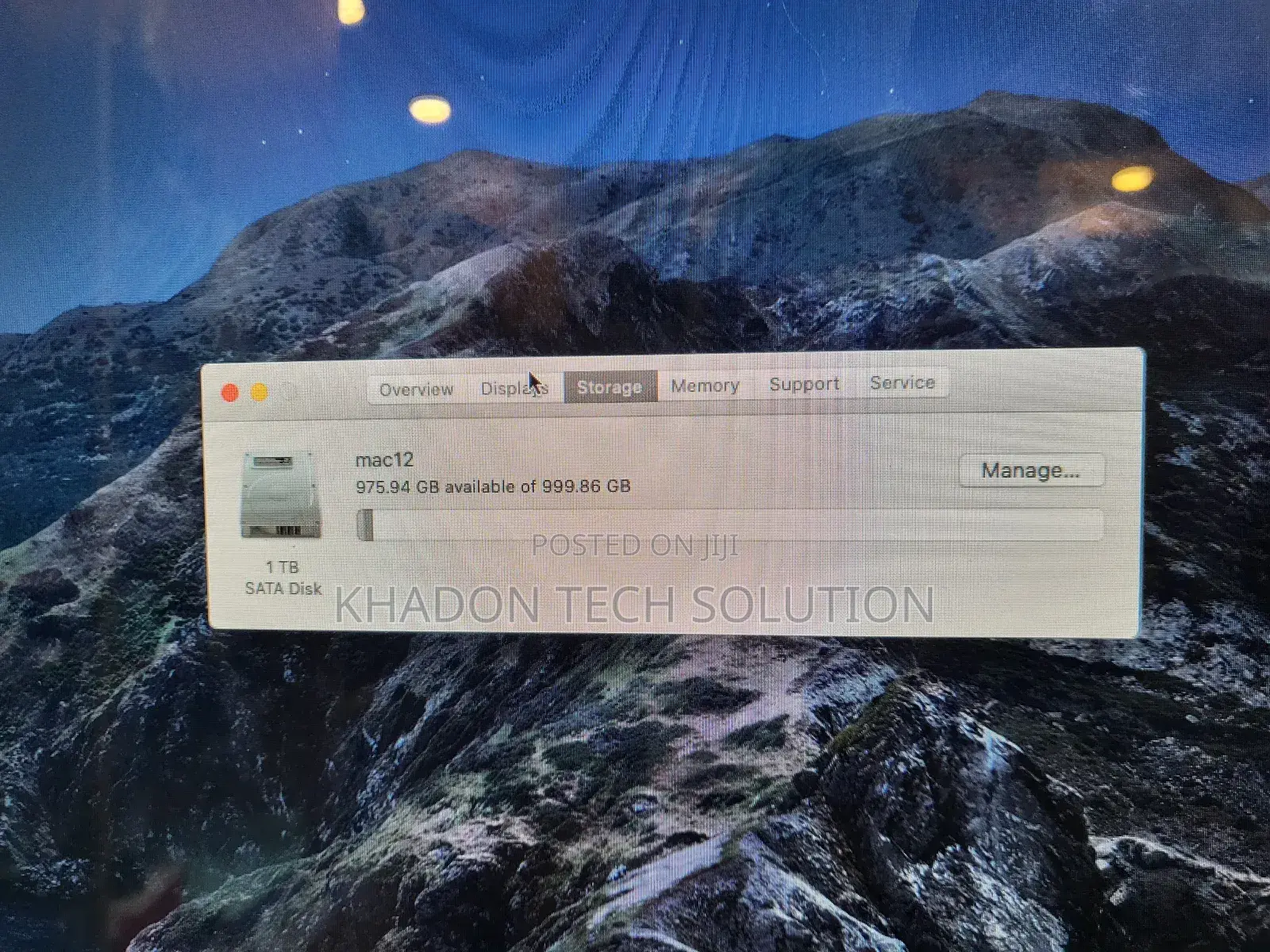 Desktop Computer Apple iMac 18GB Intel Core I5 SSHD (Hybrid) 1T