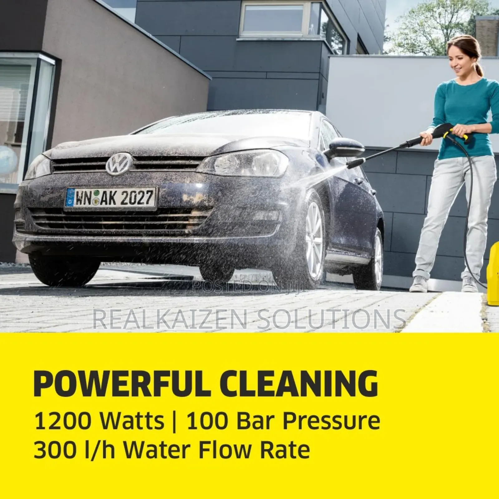 German KARCHER Horizontal 100bar High Pressure Washer
