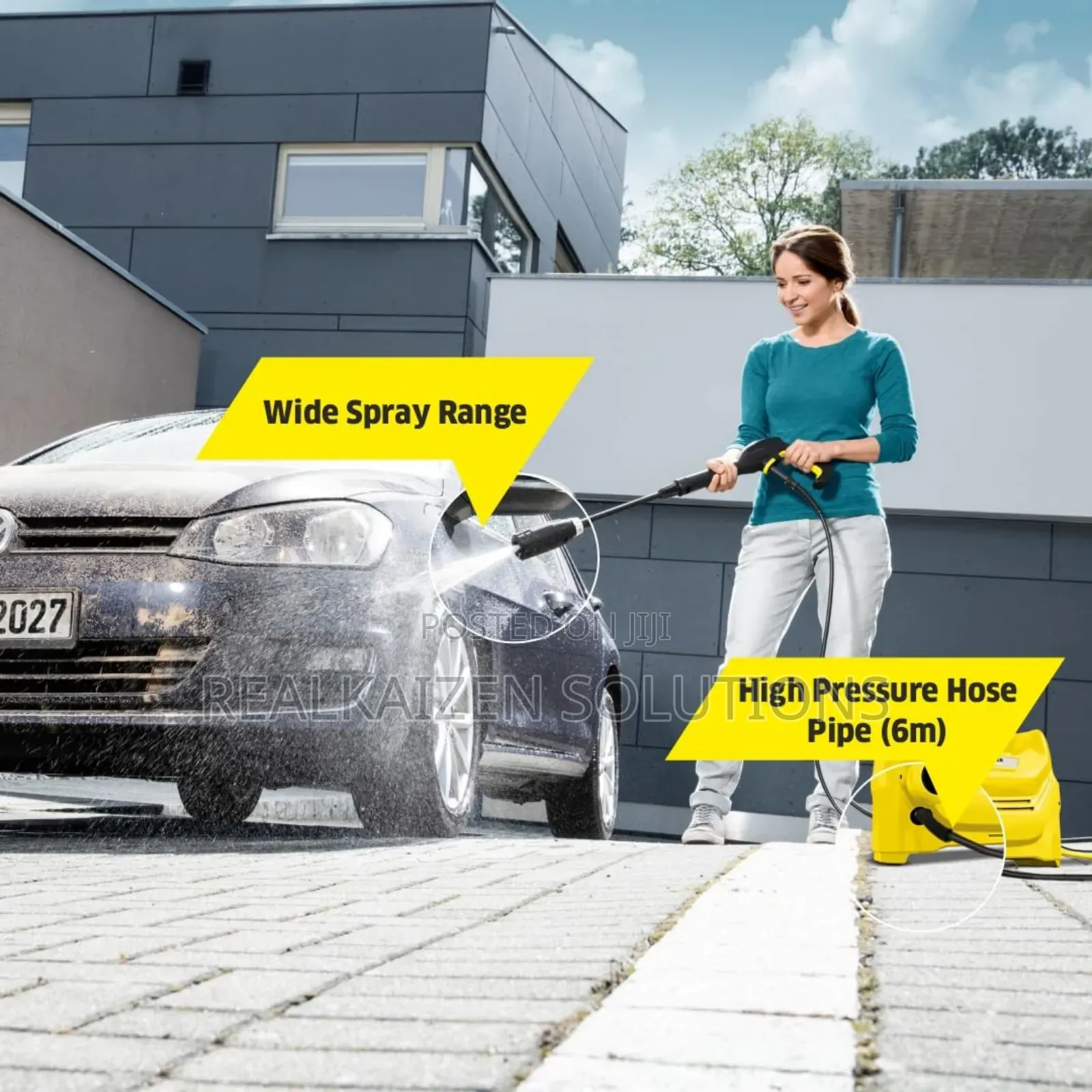 German KARCHER Horizontal 100bar High Pressure Washer