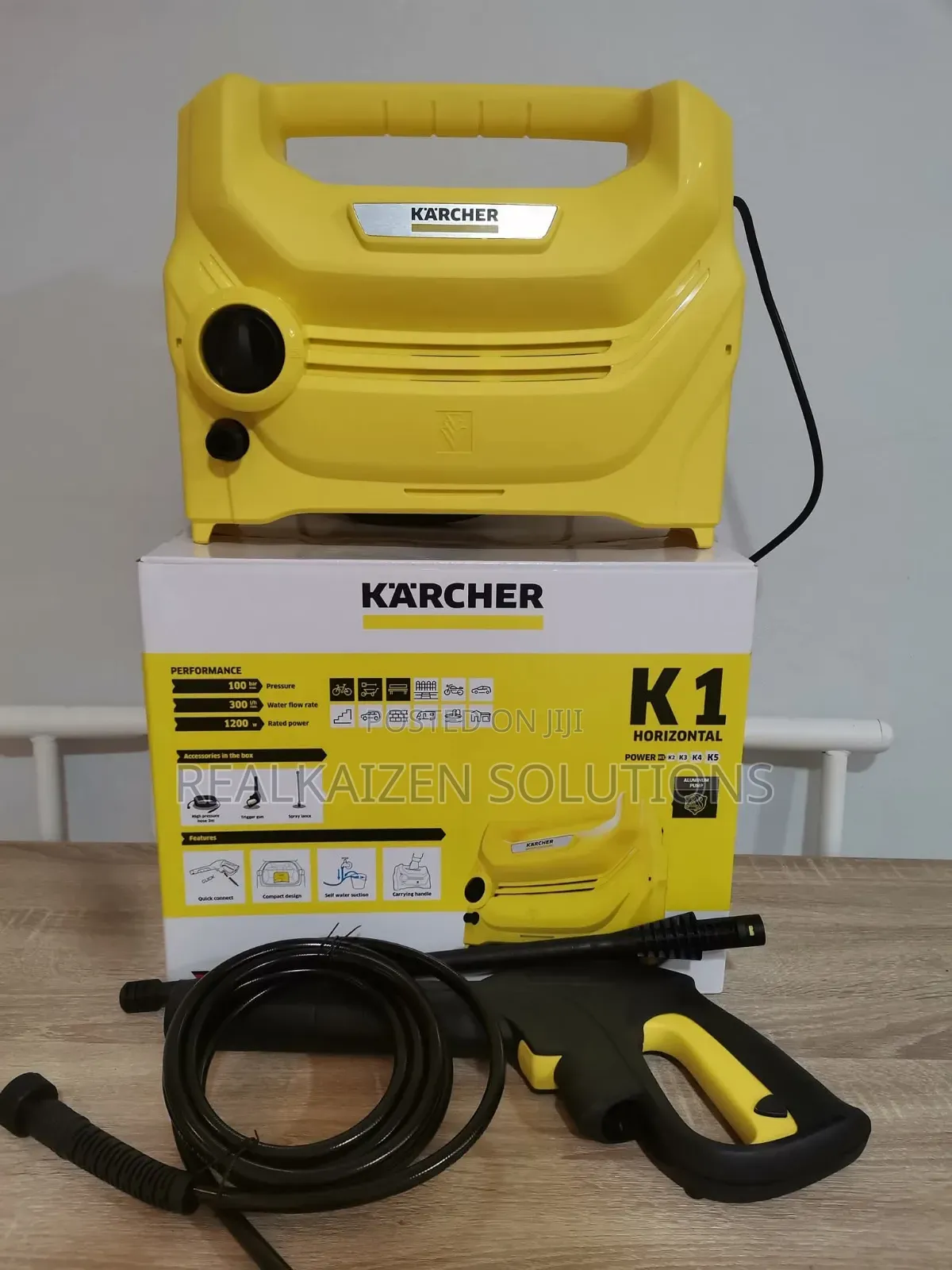 German KARCHER Horizontal 100bar High Pressure Washer