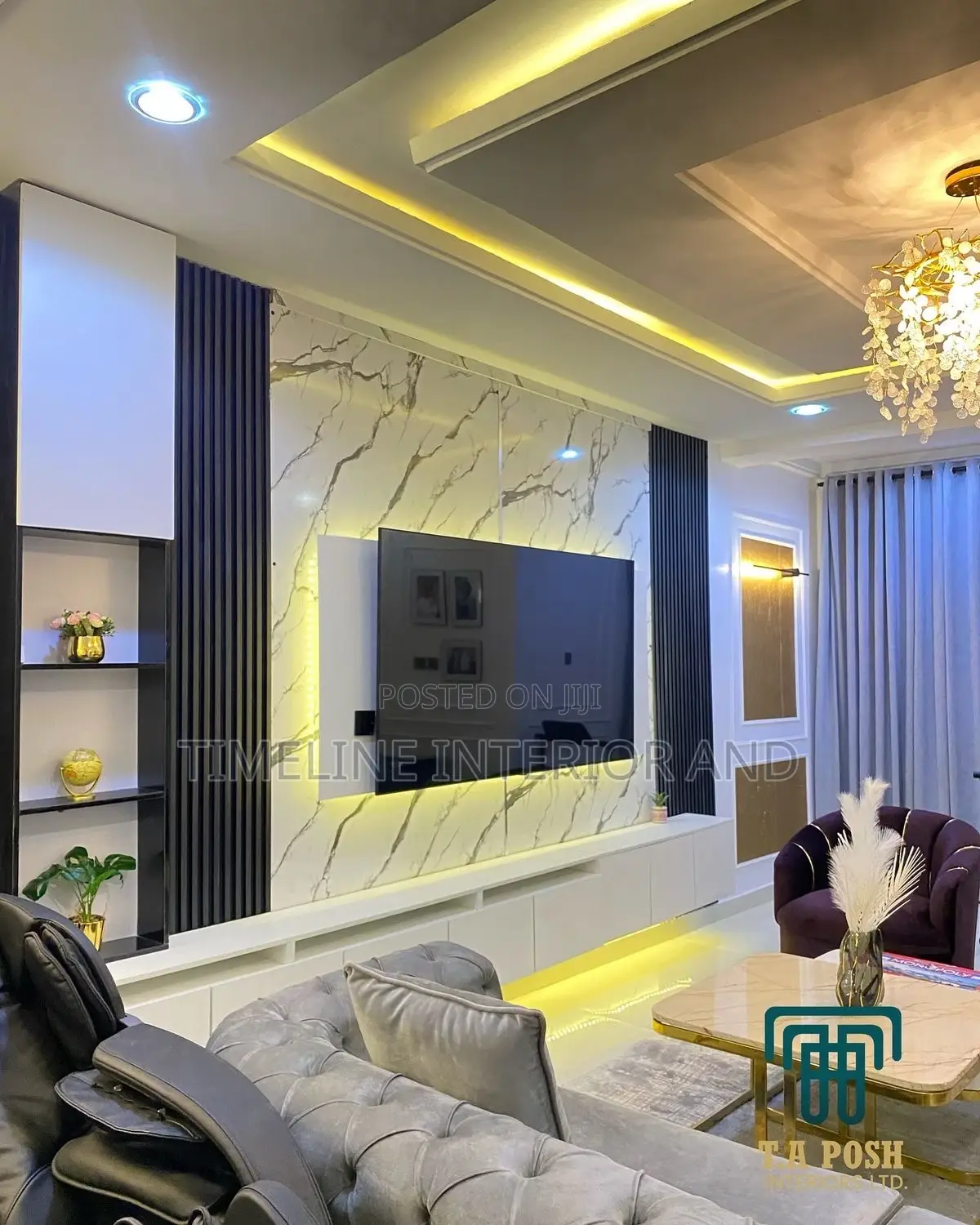 Top Notch Wooden Tv Unit Wall.