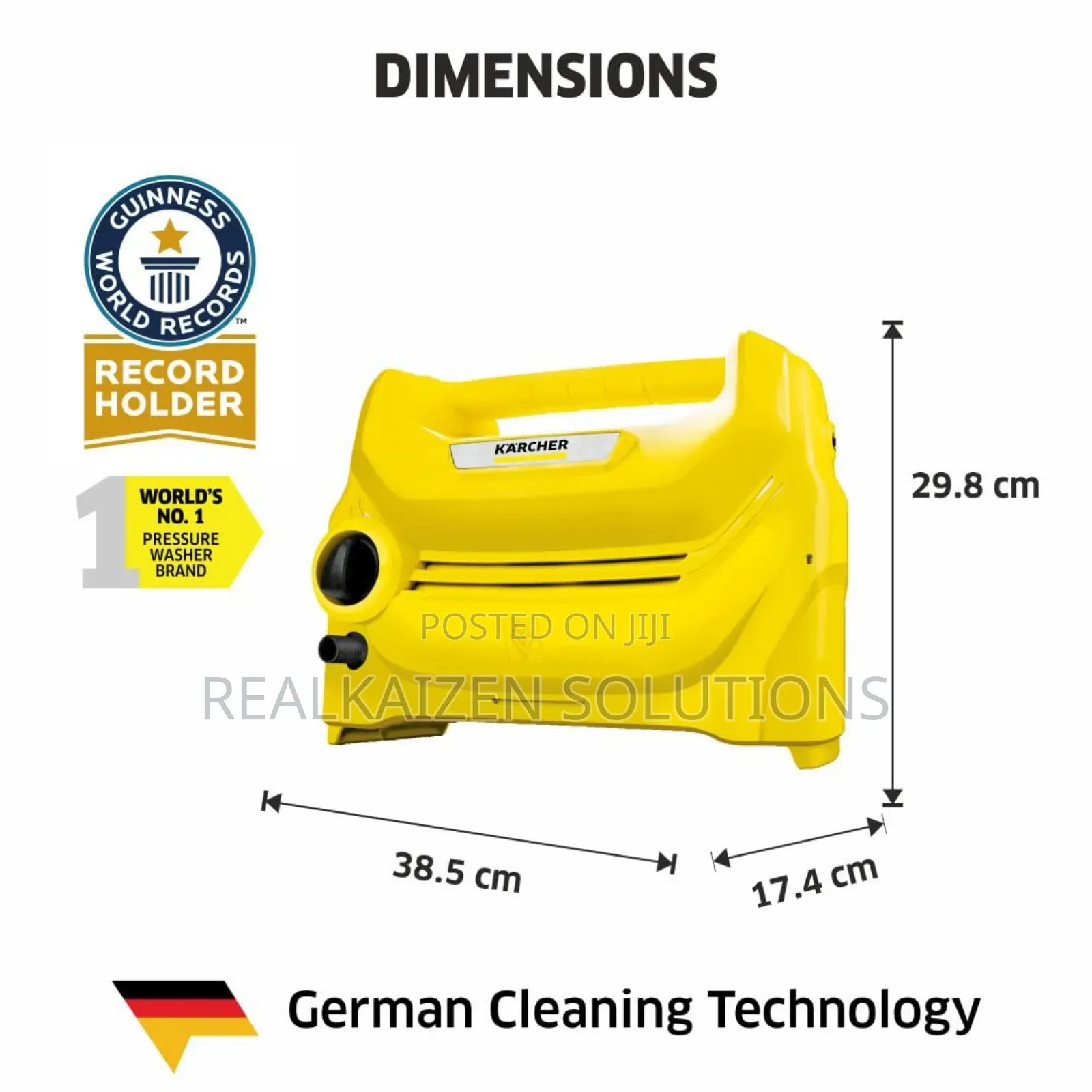 German KARCHER Horizontal 100bar High Pressure Washer