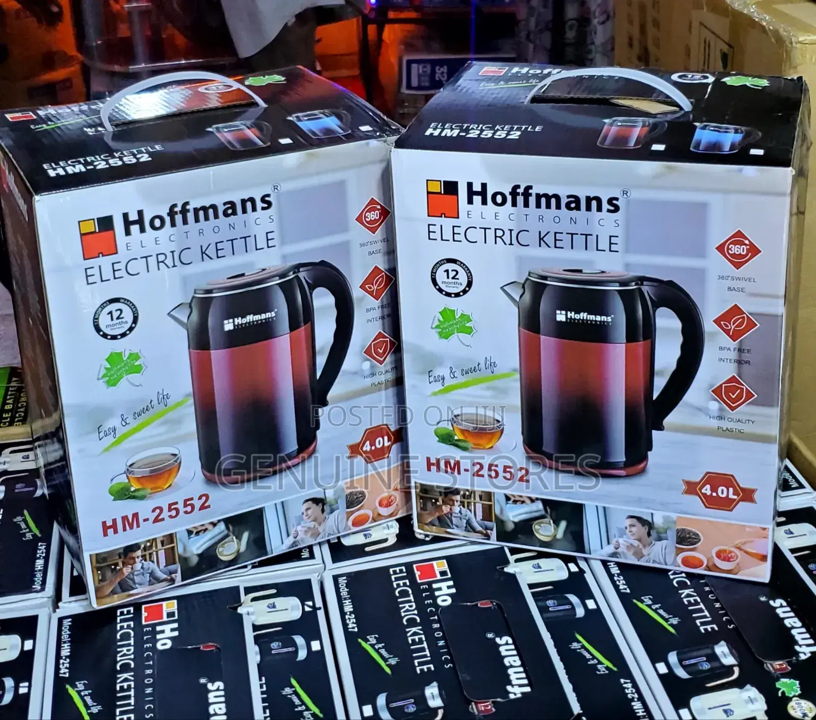 Hoffmans Electric Kettle /Pacolator 4 Litres