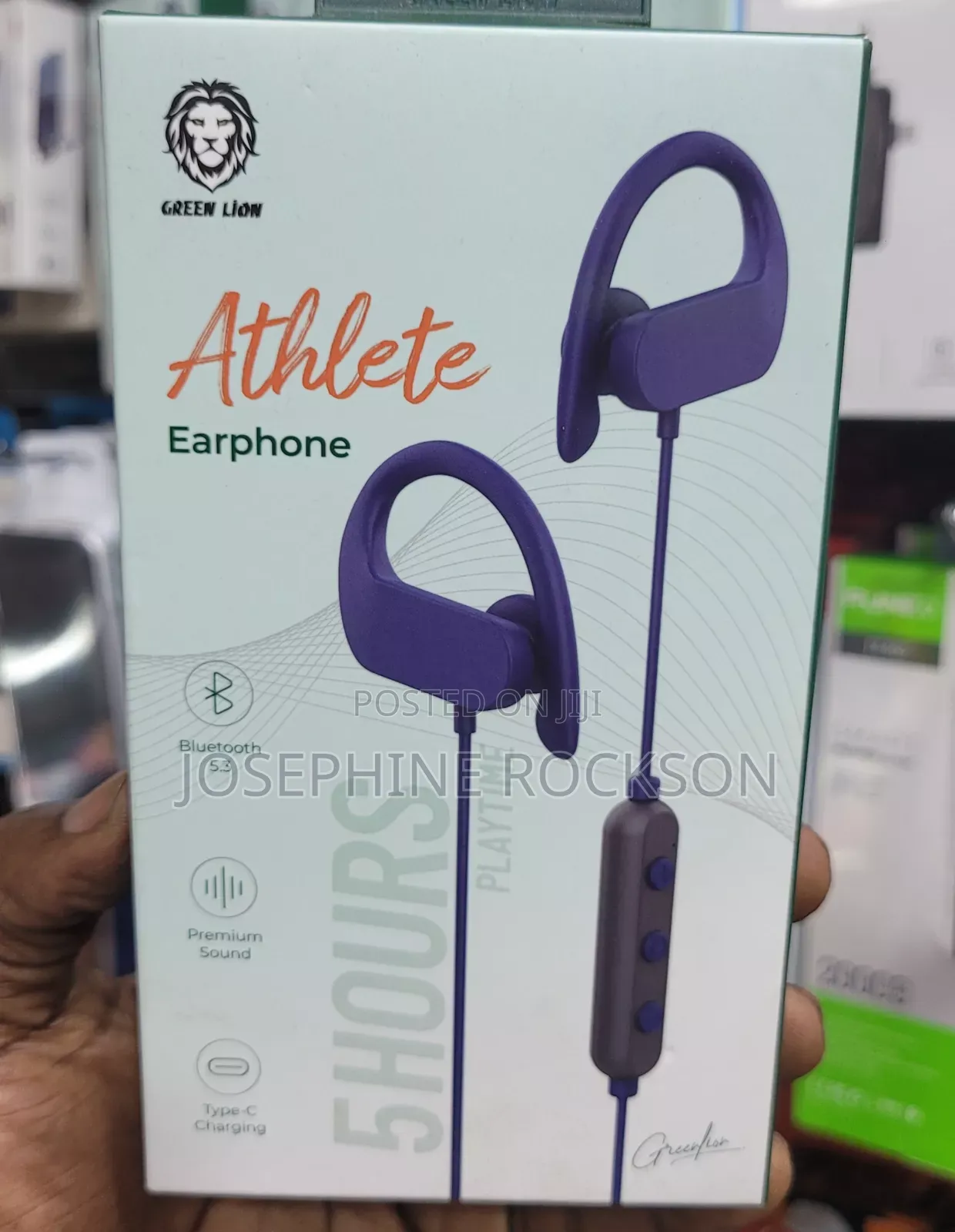 Green Lion Athlete Bluetooth Earphone