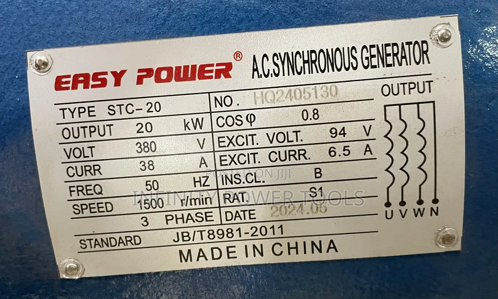 Alternator 20kw