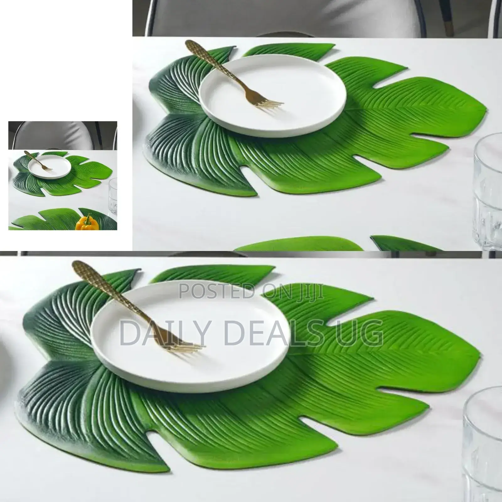 Green Silicone Table Place Mat