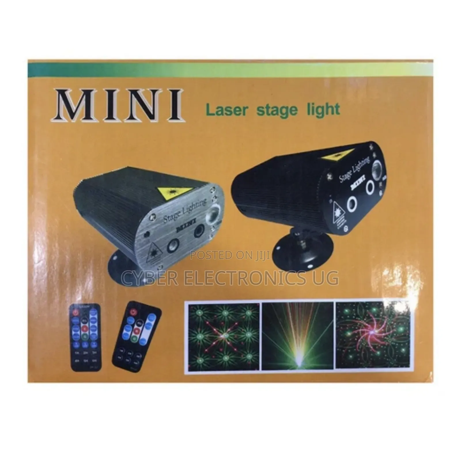 RGB Double Holes Laser Stage Light Remote Control for Party