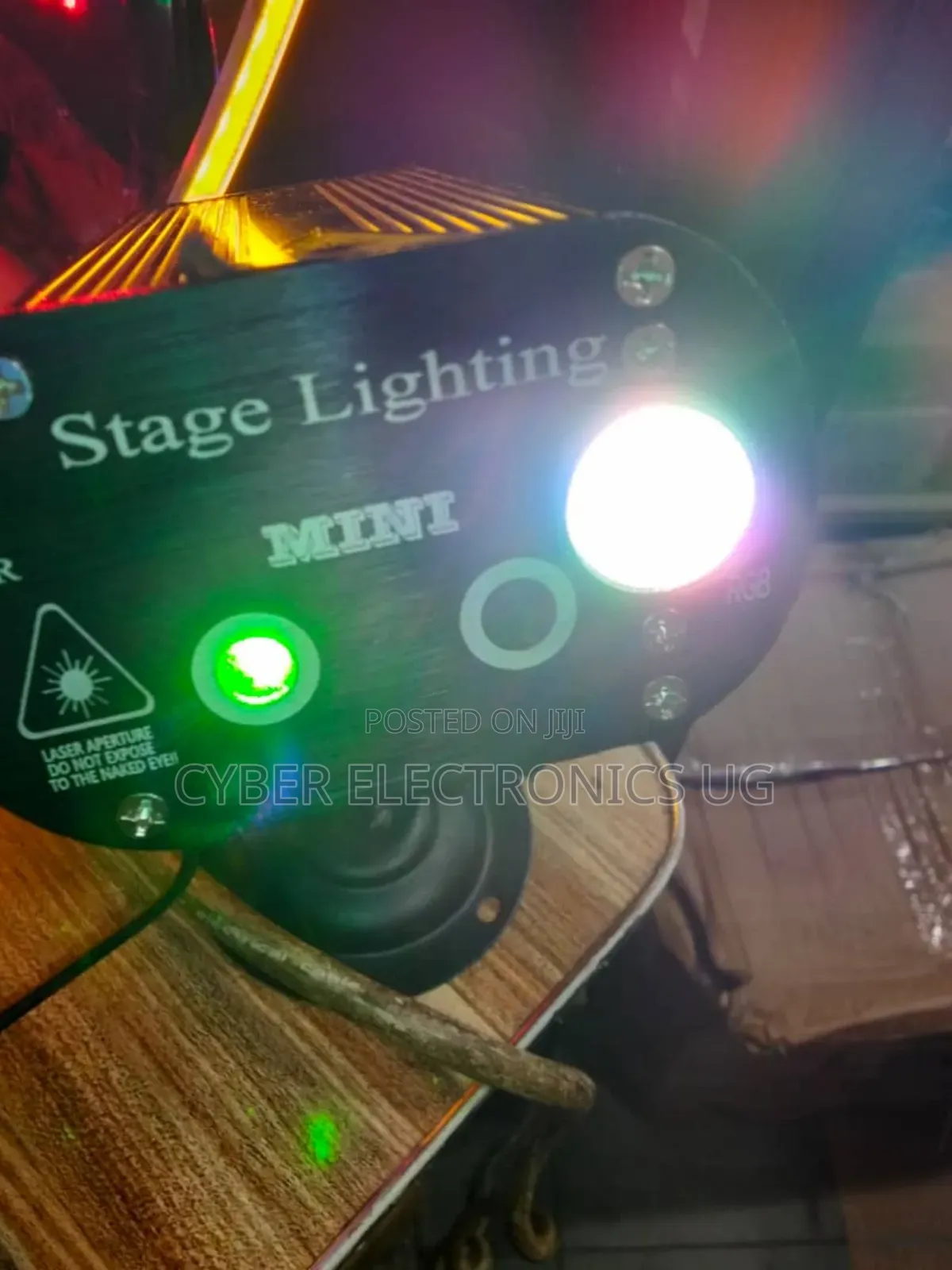 RGB Double Holes Laser Stage Light Remote Control for Party
