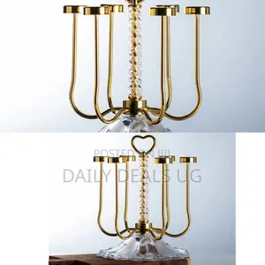 Rotating Gold Glass Holder