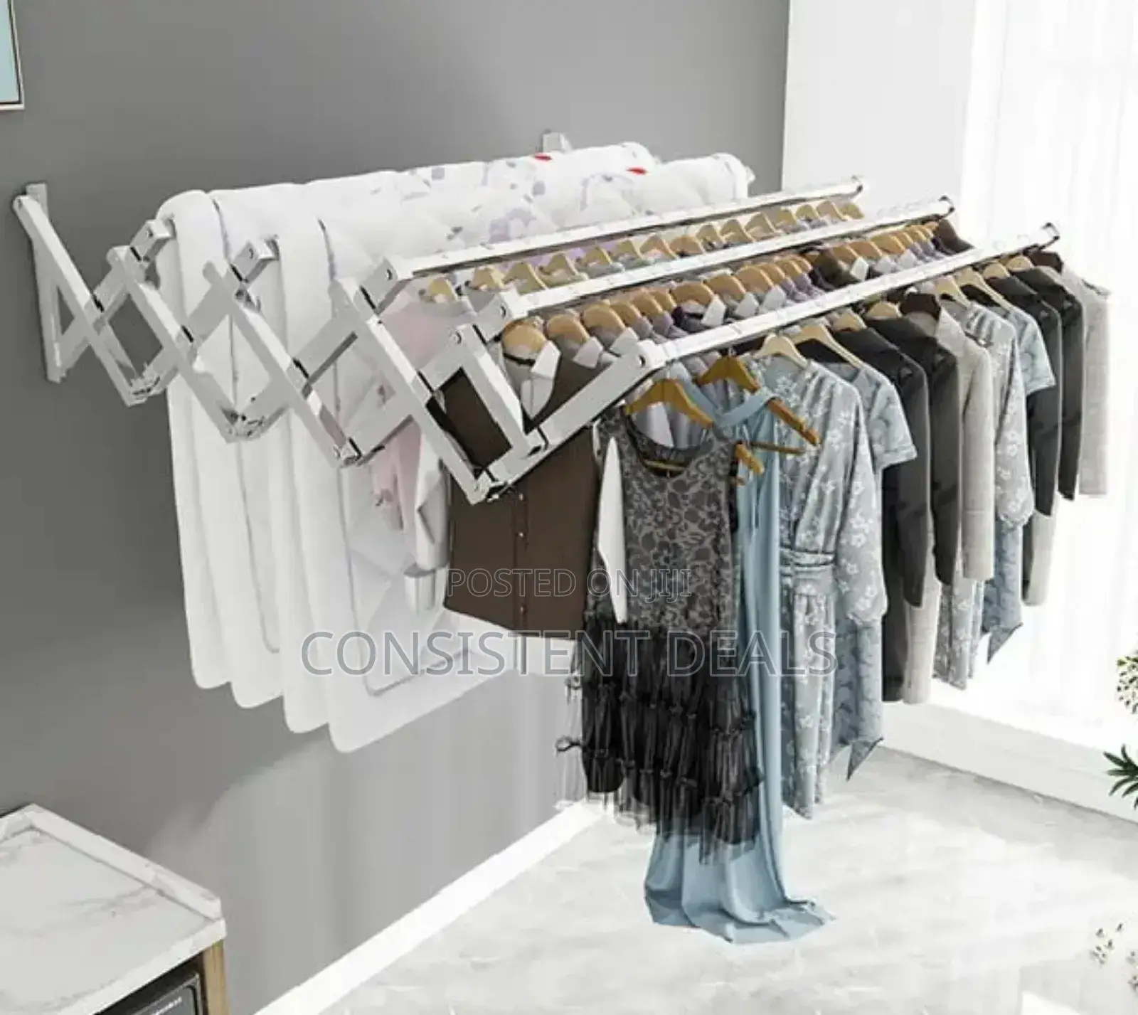 Wall Mountee Clothes Hanger