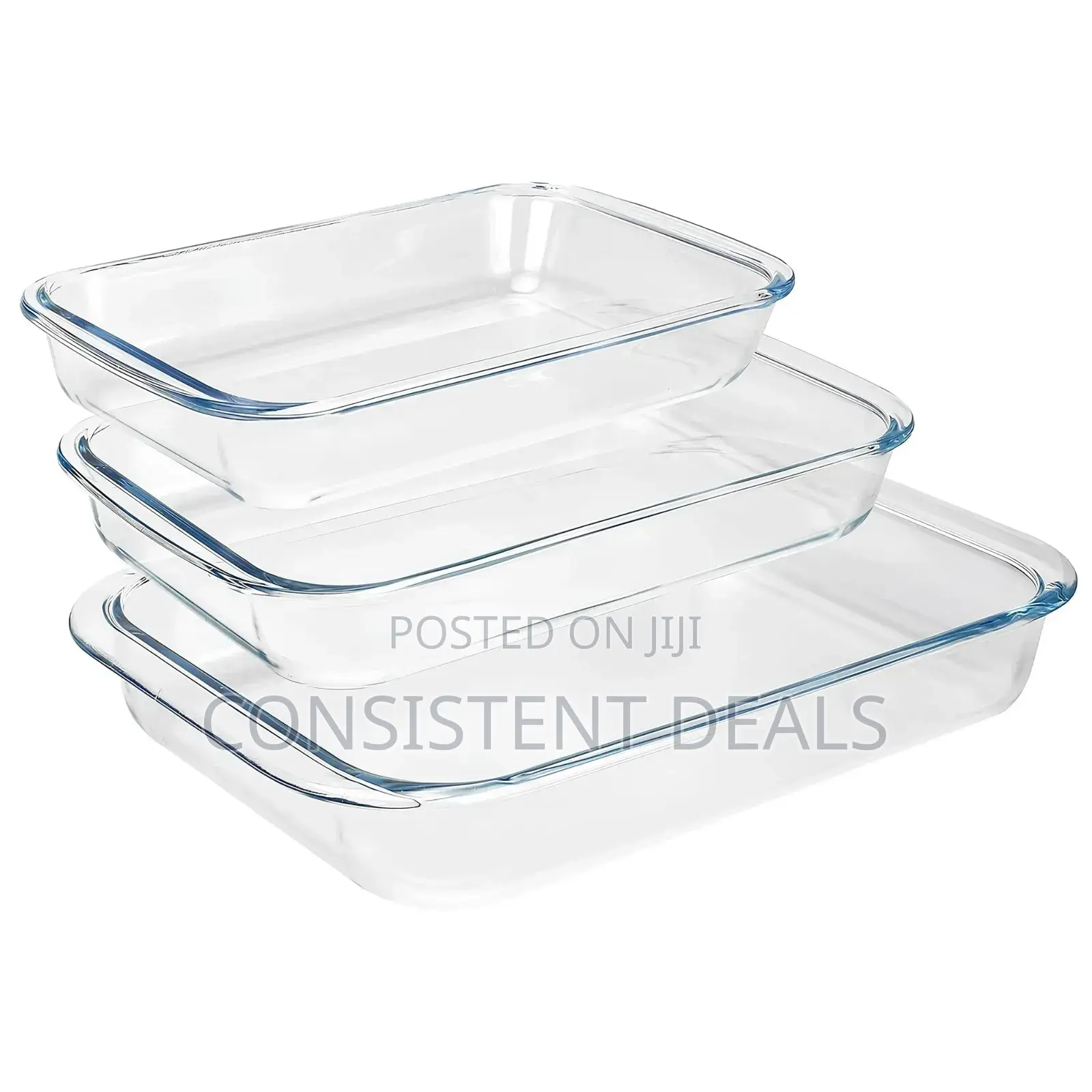 Rectangular Glass Bakeware Dishes Microwave Bowls Set