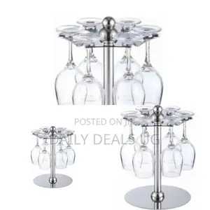 Sliver Stainless Rotating Glass Holder