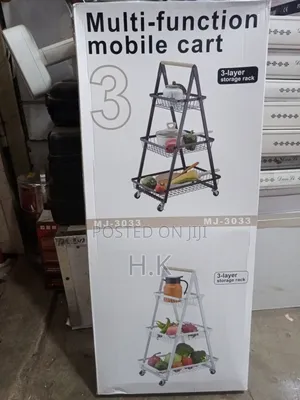 3-Layer Multi-Function Mobile Cart or Storage Rack