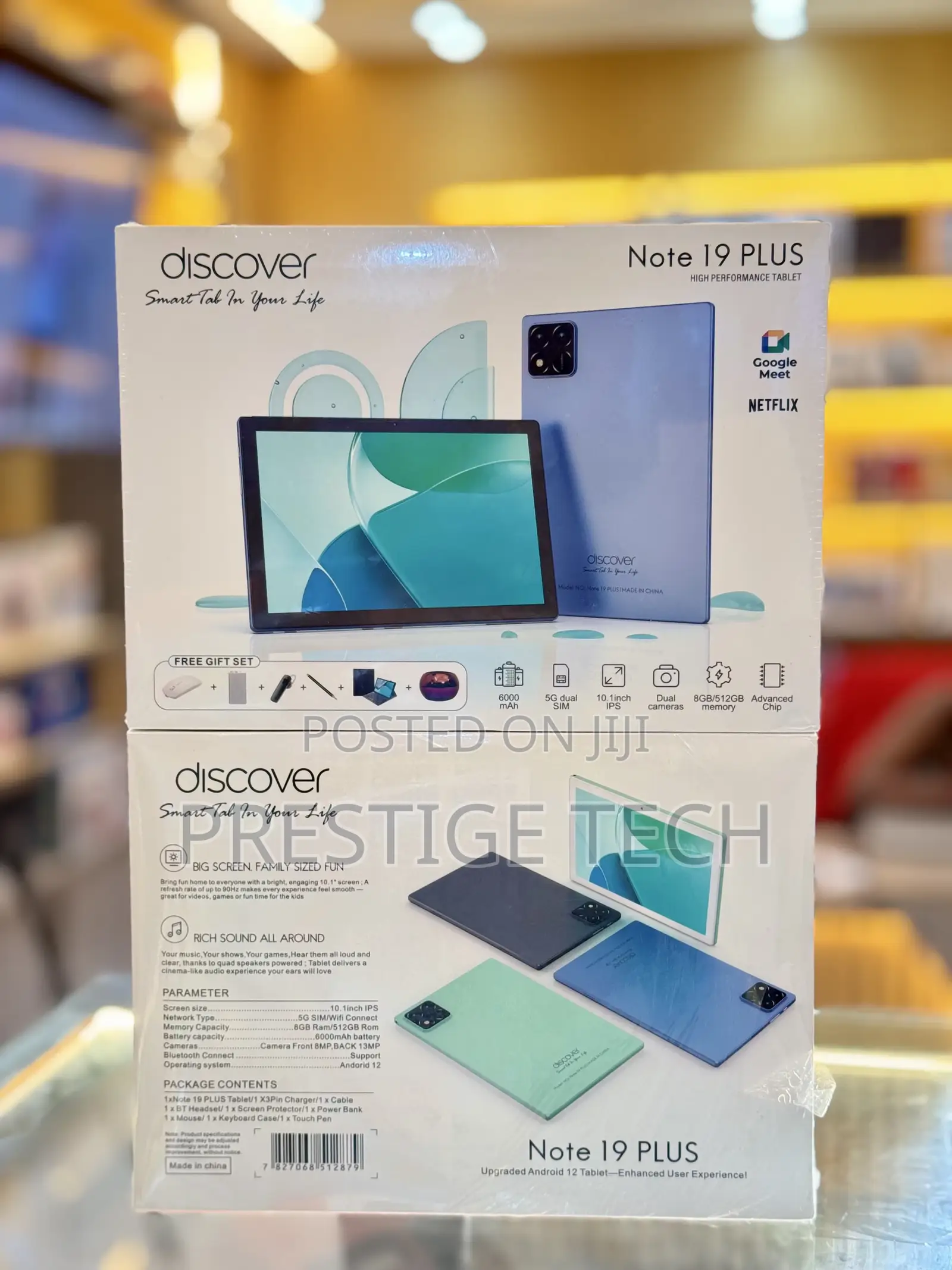 New Discover Note 19 Plus 512 GB Black