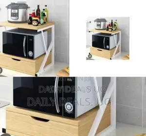 2 Layer Wooden Oven Stand