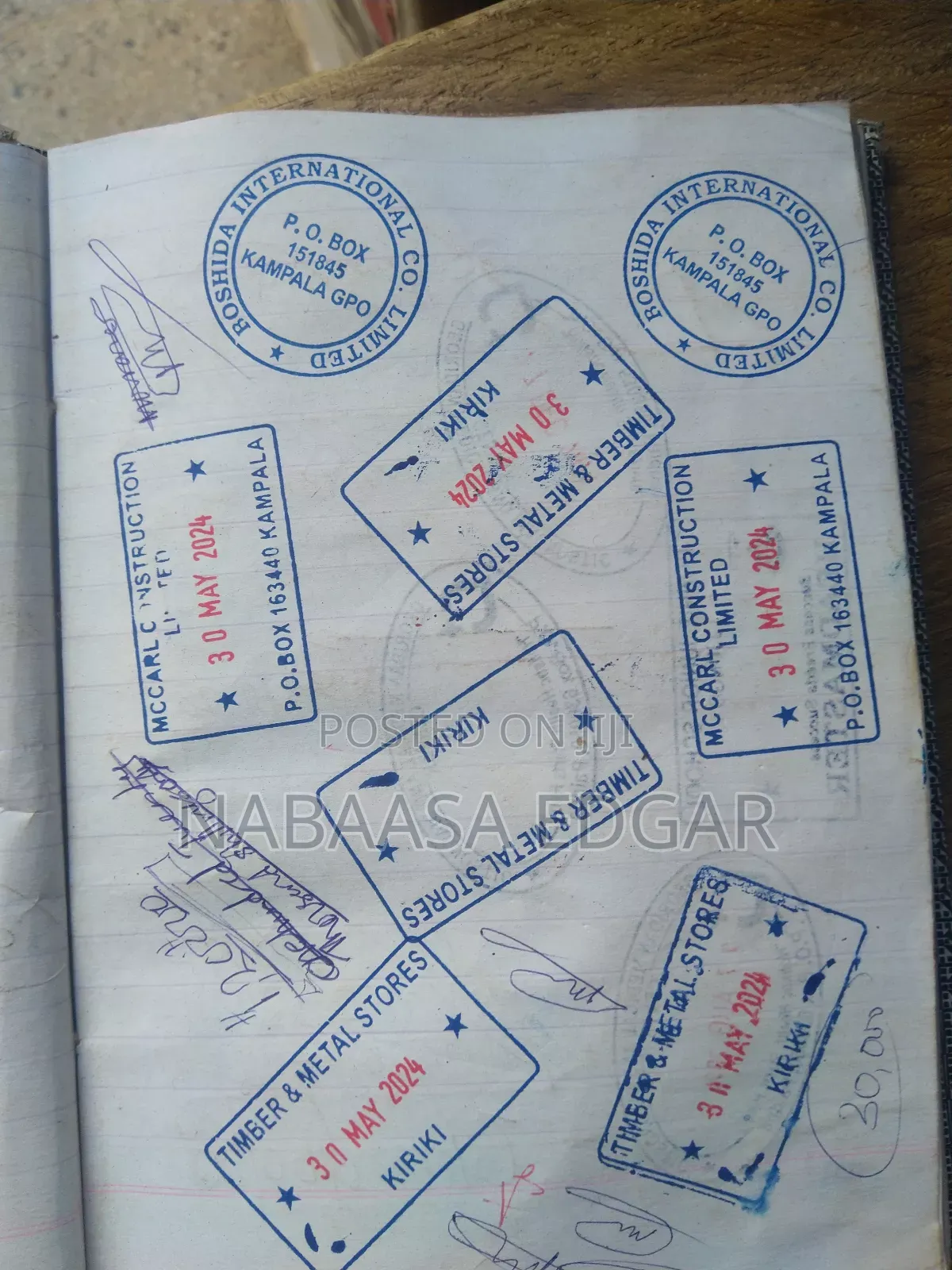 Oval and Rectangular Stamps and Seals