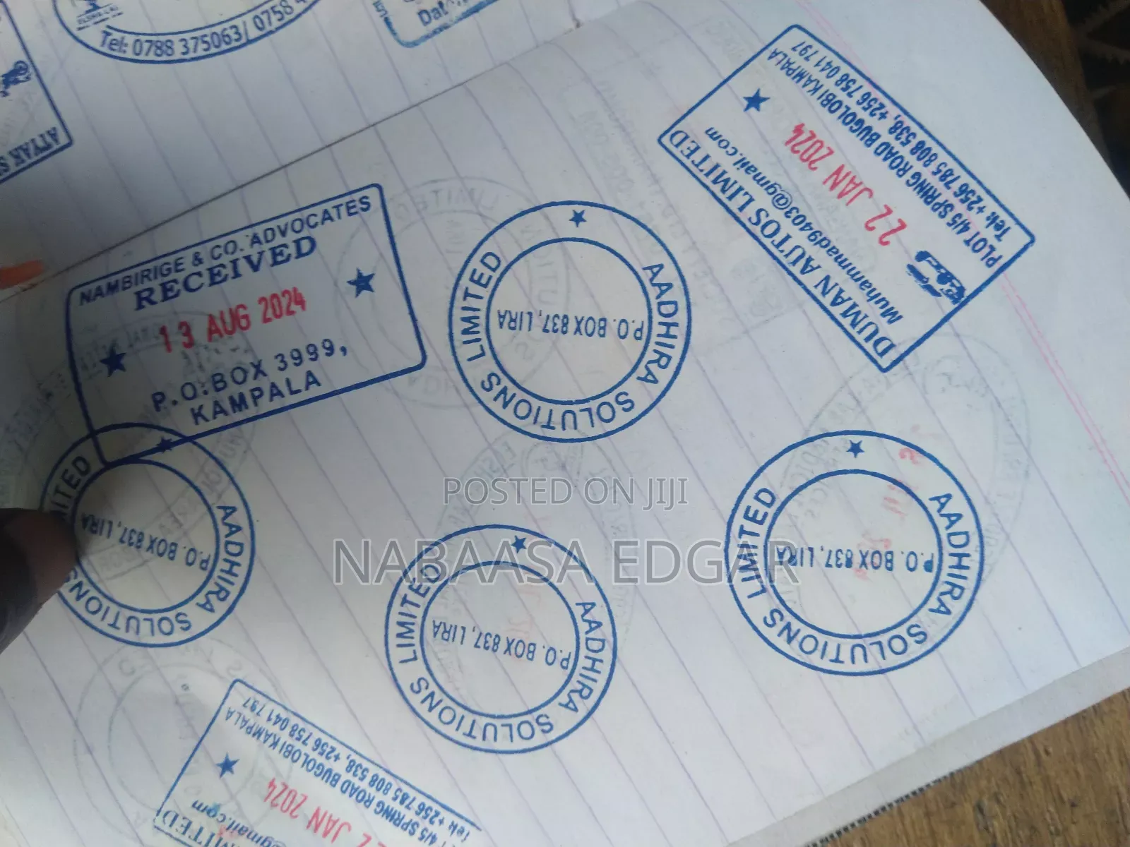 Oval and Rectangular Stamps and Seals